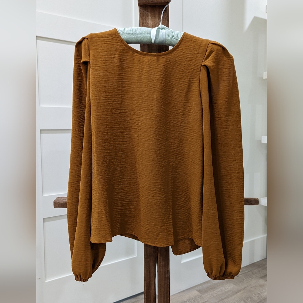 Allison Joy long sleeve blouse, size small
